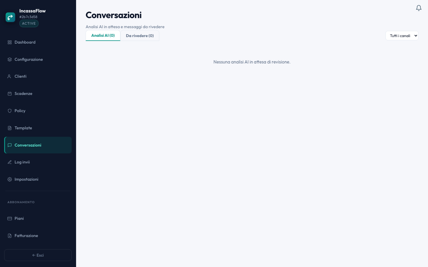 Conversazioni con analisi AI integrata